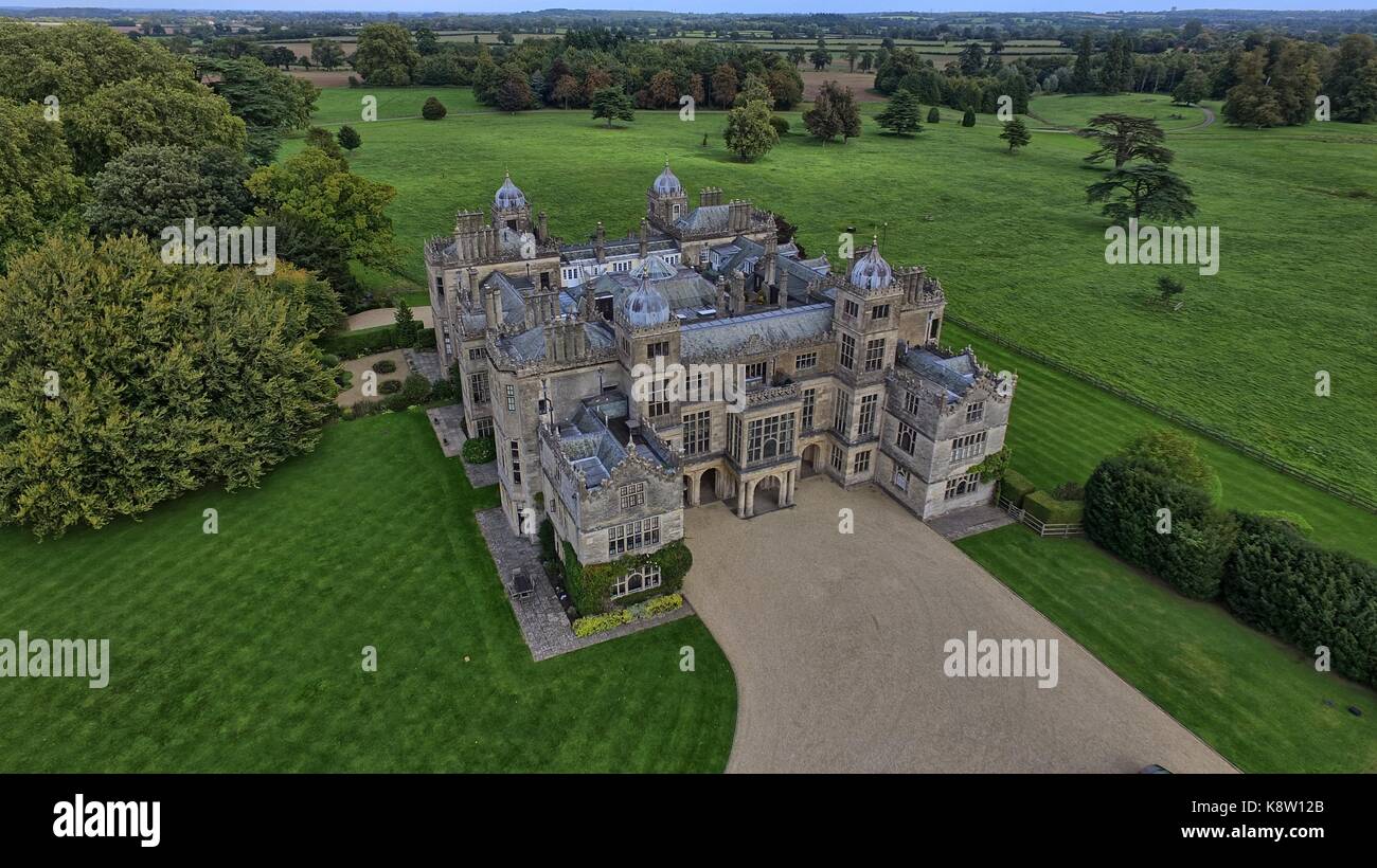 Aerial View of Charton Park House, Wiltshire Stock Photo Alamy