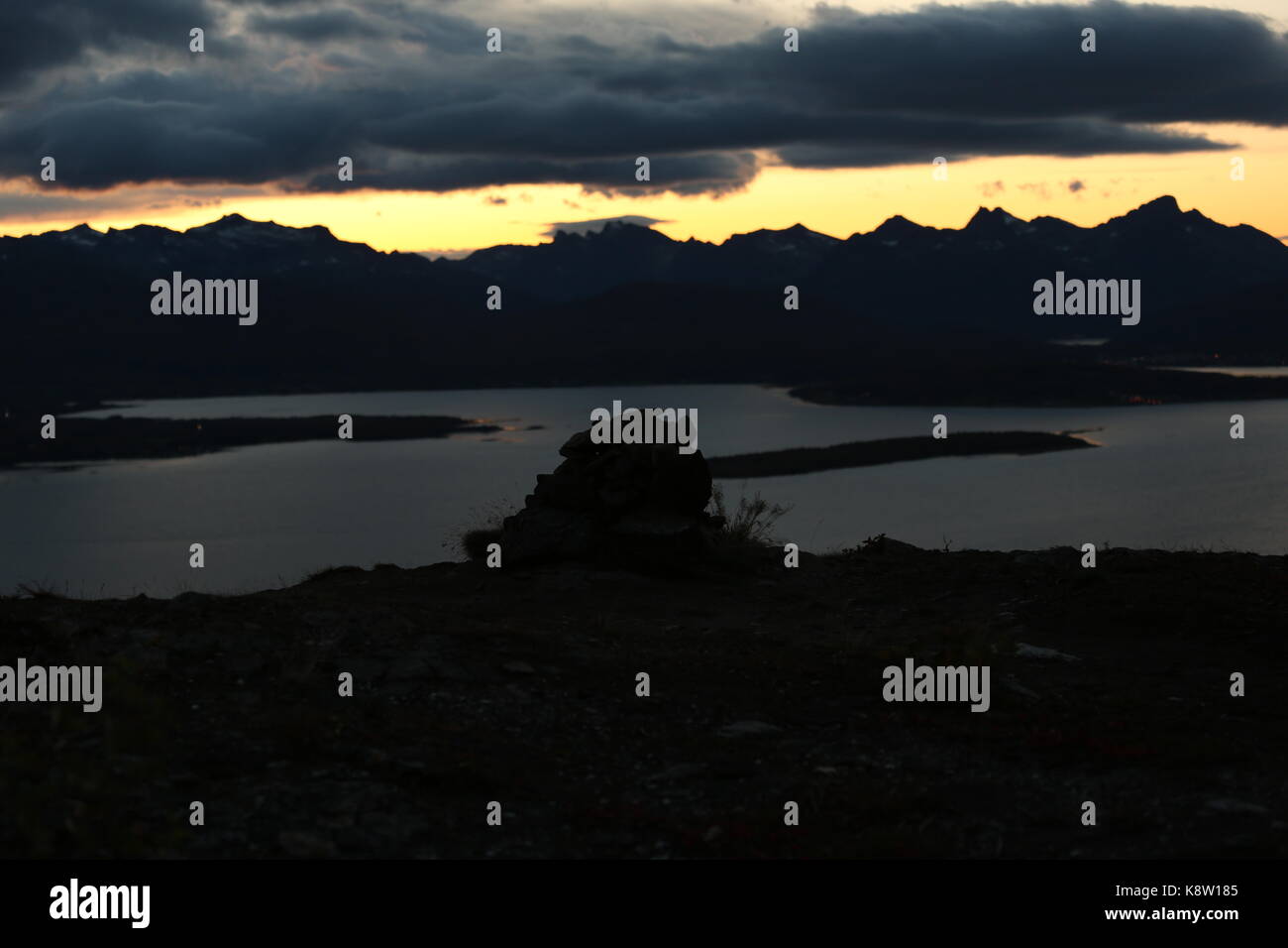 Autumn Sunset In The Mountain Stock Photo - Alamy