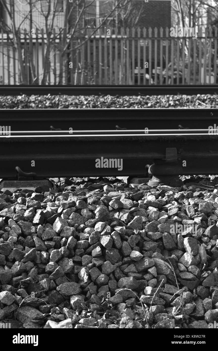 railway track UK Stock Photo Alamy