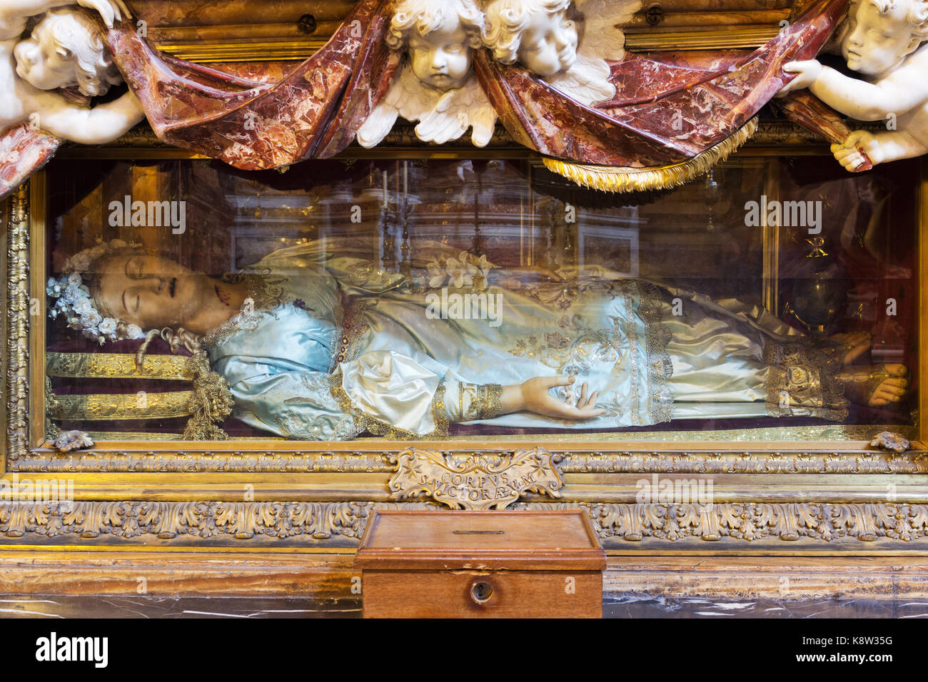 Santa Vittoria - Santa Maria della Vittoria - Rome Stock Photo