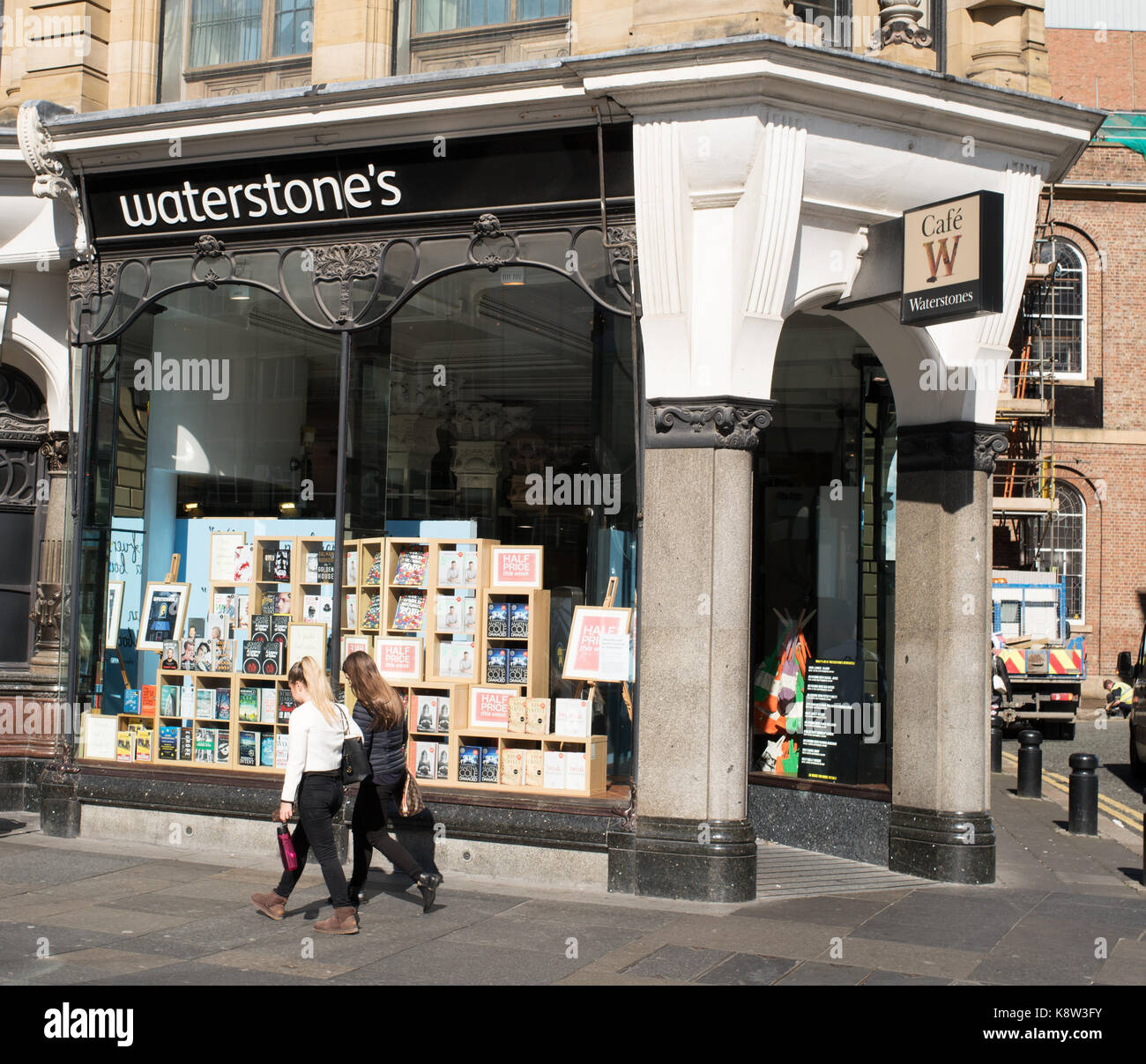 Waterstone's Bookshop, Newcastle, north east England, UK Stock Photo