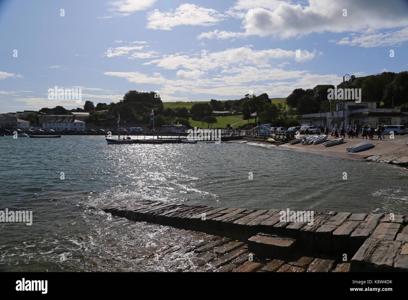 Peveril Point from the Old Stone Quay, Swanage, Isle of Purbeck, Dorset
