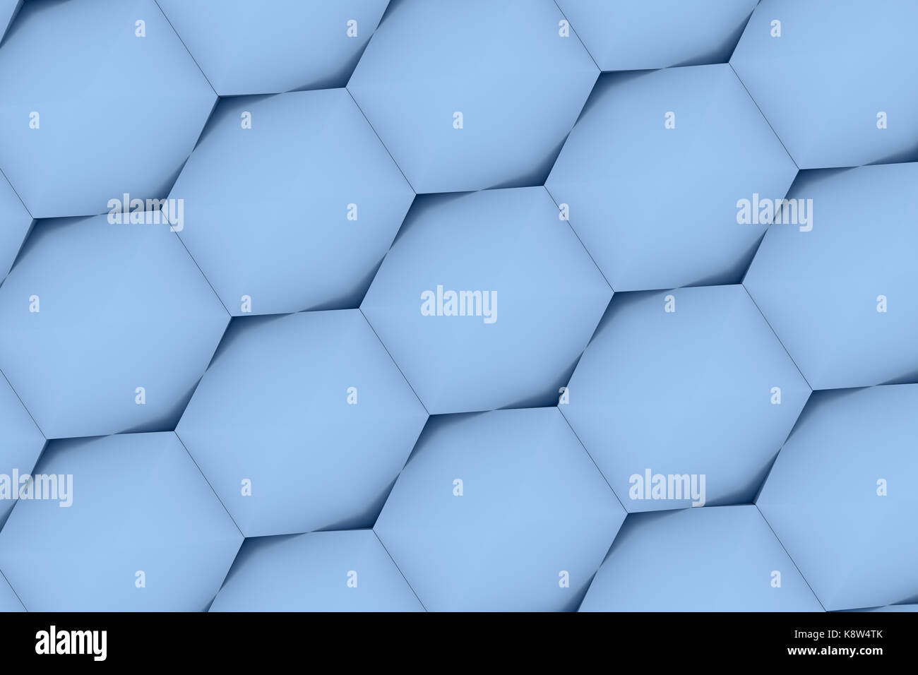 3d rendering of abstract hexagon background Stock Photo - Alamy