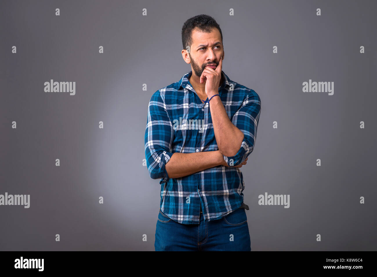 Handsome black man looking hi-res stock photography and images - Alamy