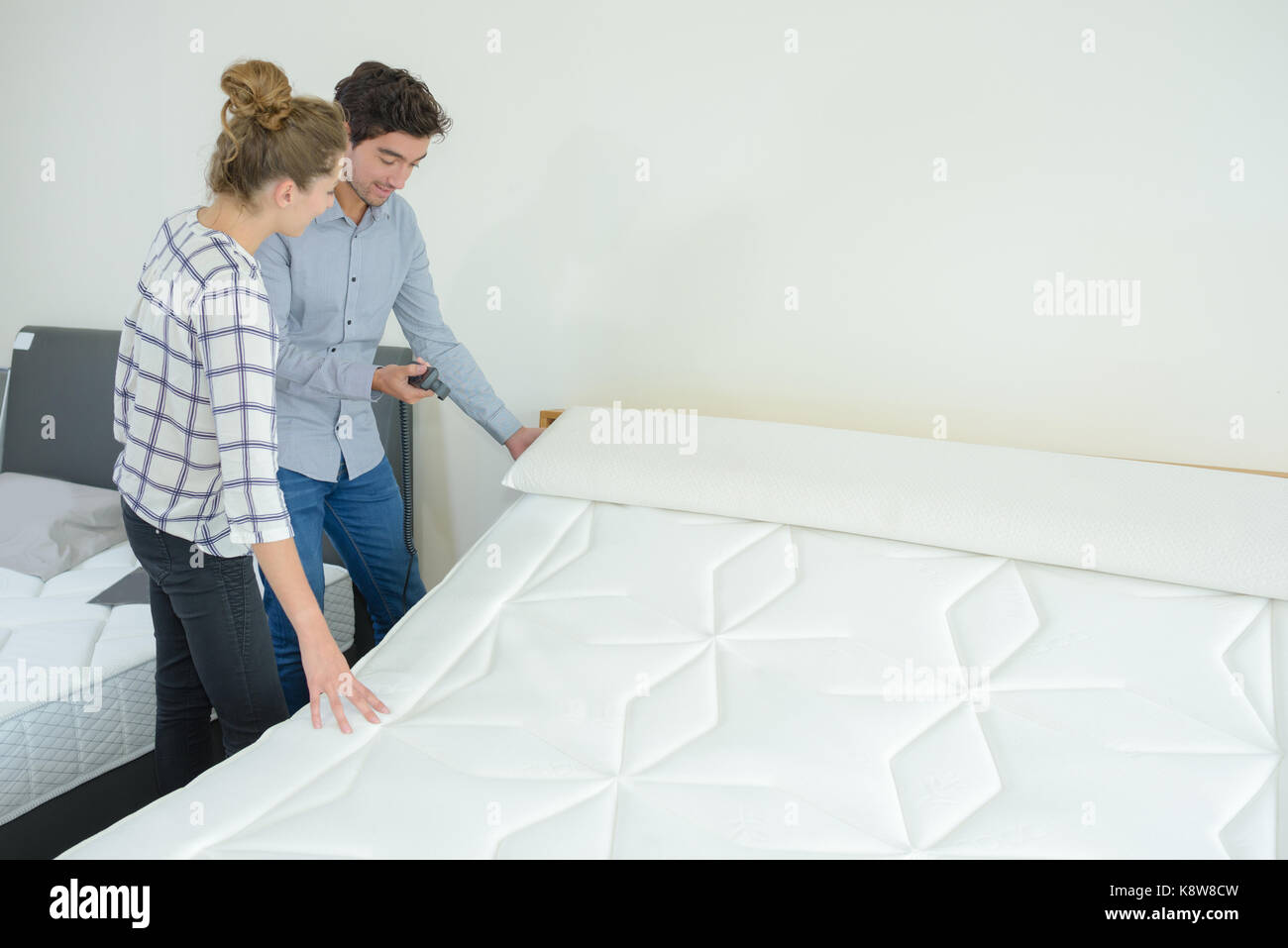 the new mattress Stock Photo Alamy
