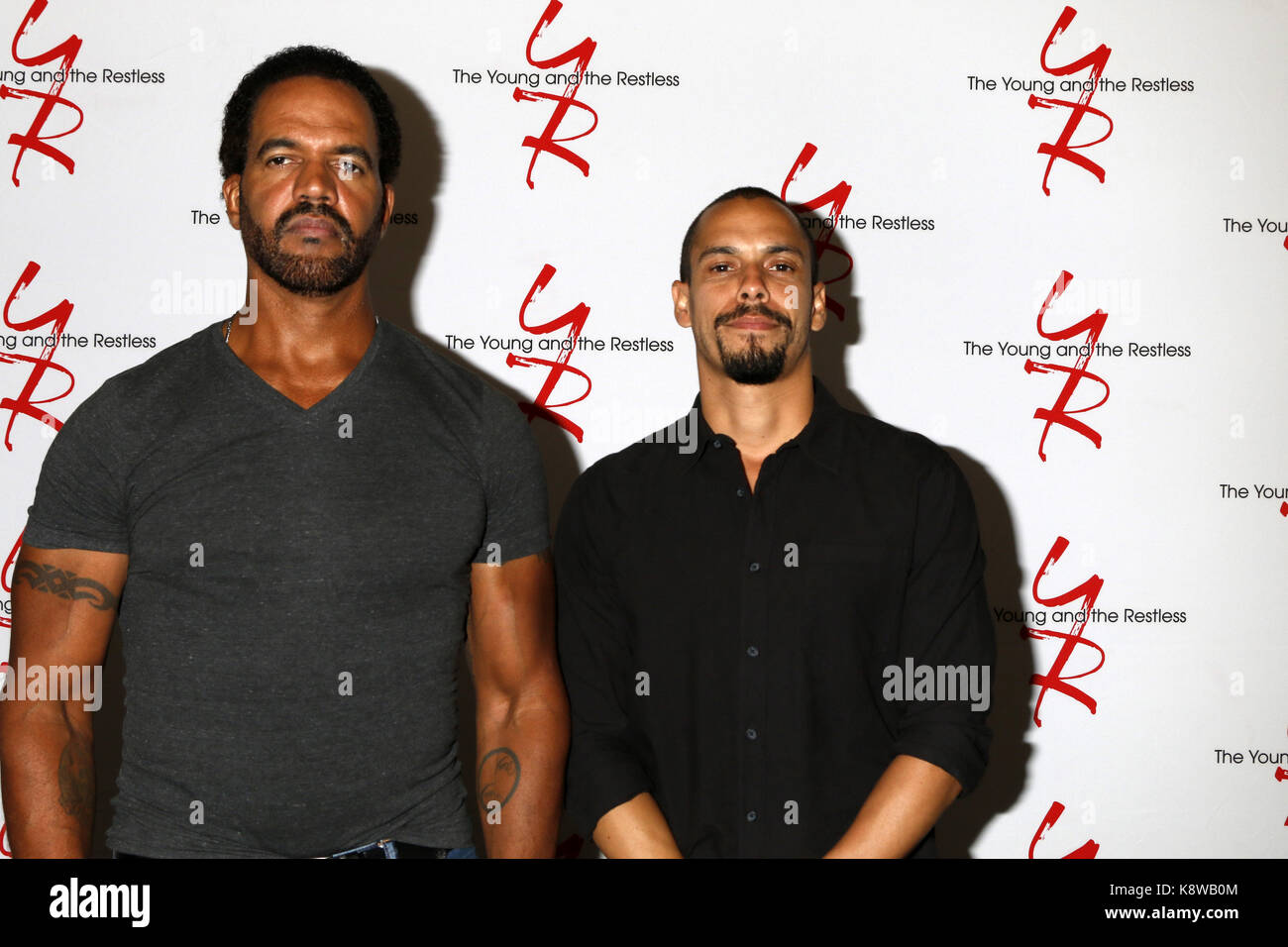 Young and Restless Fan Event 2017 at the Marriott Burbank Convention Center on August 19, 2017 in Burbank, CA  Featuring: Kristoff St John, Bryton James Where: Burbank, California, United States When: 20 Aug 2017 Credit: Nicky Nelson/WENN.com Stock Photo