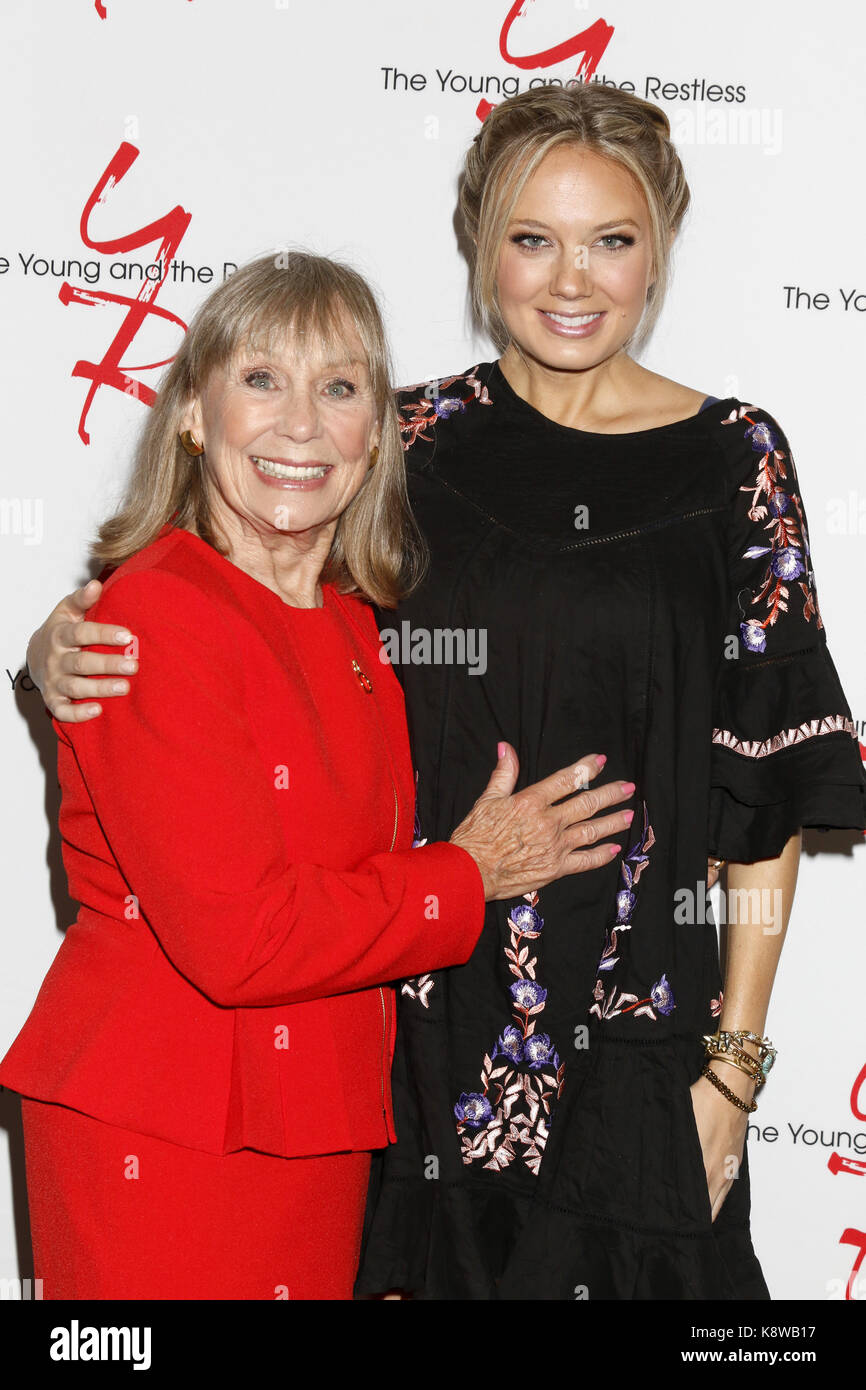 Young and Restless Fan Event 2017 at the Marriott Burbank Convention Center on August 19, 2017 in Burbank, CA  Featuring: Marla Adams, Melissa Ordway Where: Burbank, California, United States When: 20 Aug 2017 Credit: Nicky Nelson/WENN.com Stock Photo