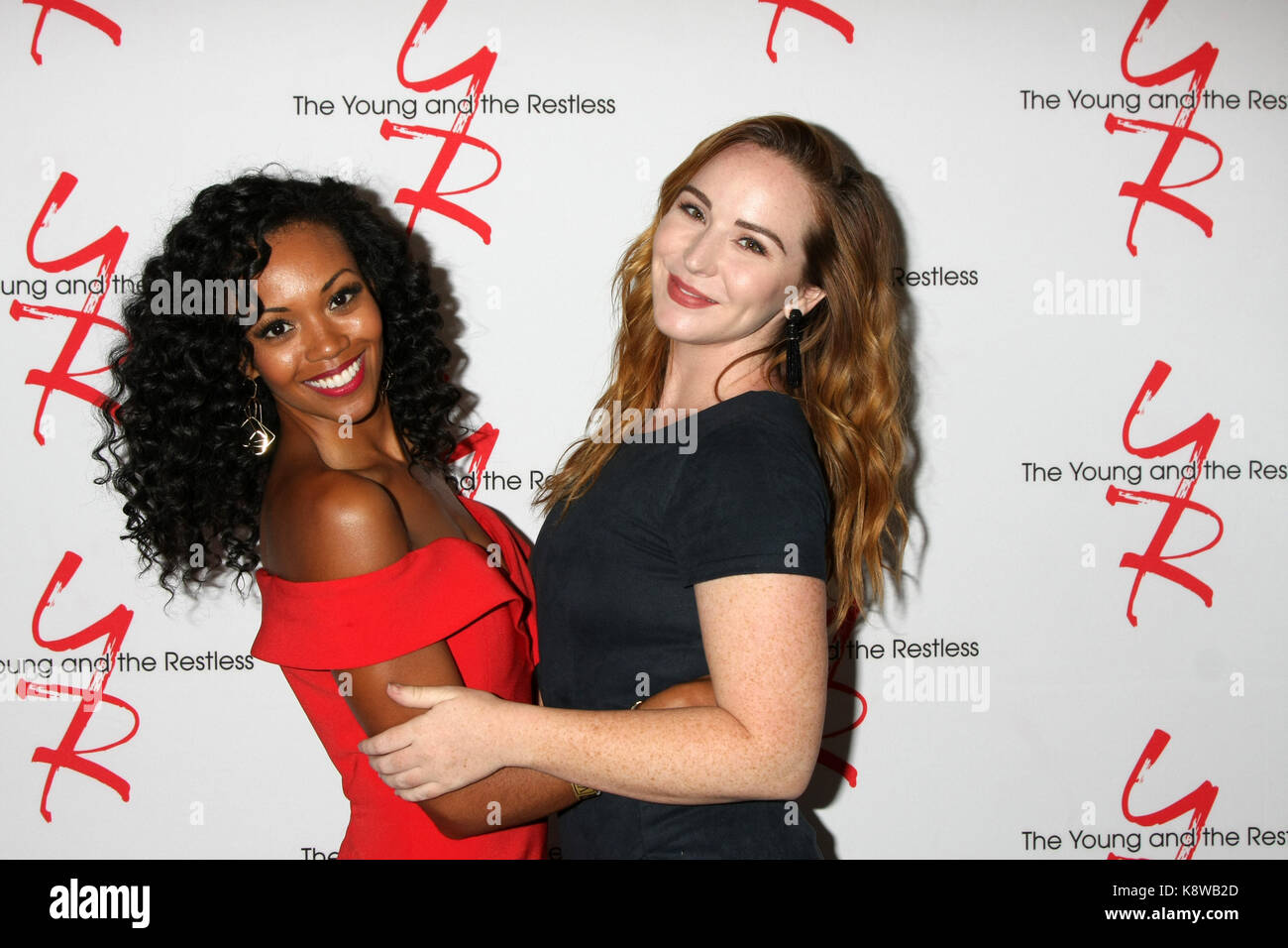 Young and Restless Fan Event 2017 at the Marriott Burbank Convention Center on August 19, 2017 in Burbank, CA  Featuring: Mishael Morgan, Camryn Grimes Where: Burbank, California, United States When: 20 Aug 2017 Credit: Nicky Nelson/WENN.com Stock Photo