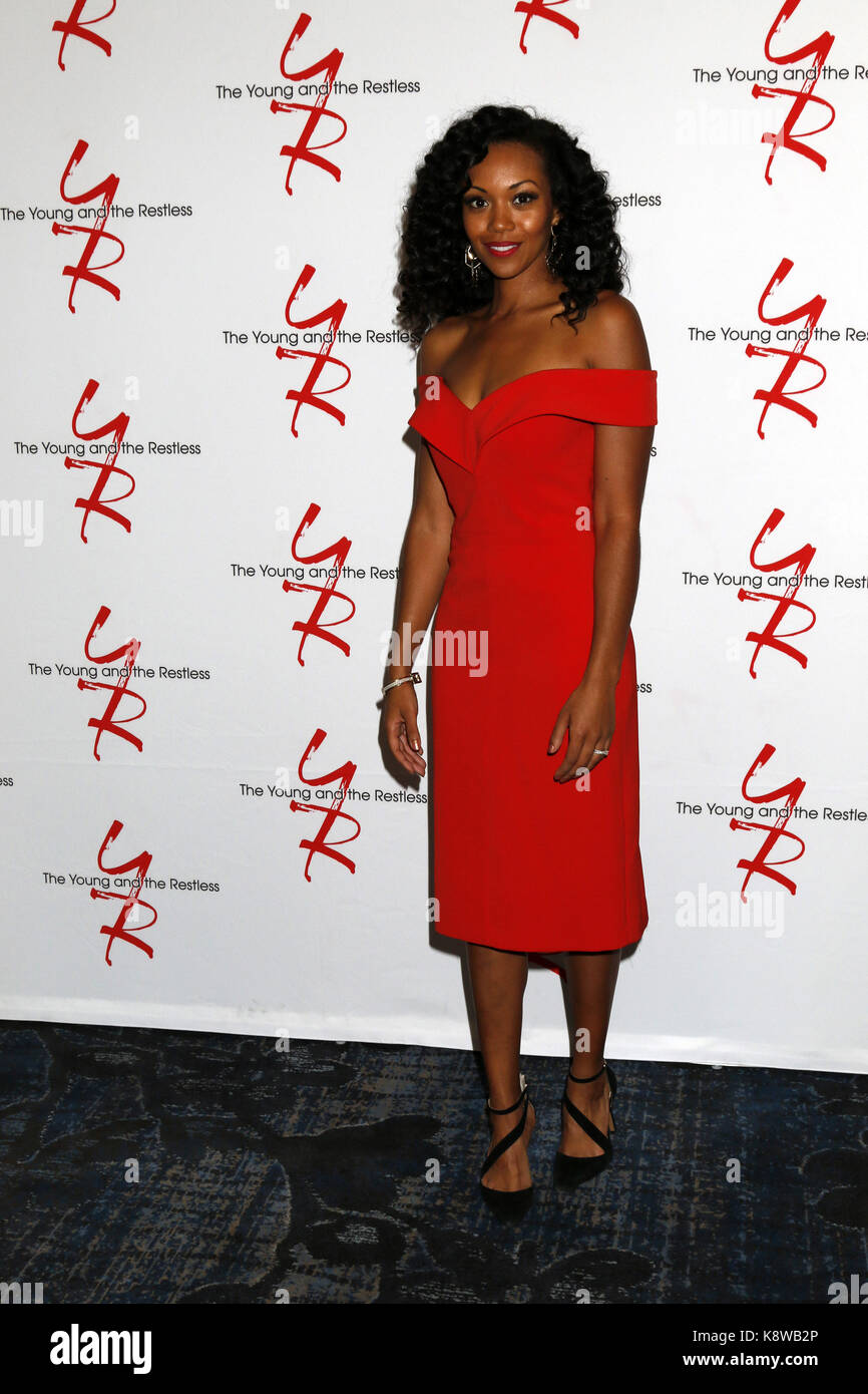 Young and Restless Fan Event 2017 at the Marriott Burbank Convention Center on August 19, 2017 in Burbank, CA  Featuring: Mishael Morgan Where: Burbank, California, United States When: 20 Aug 2017 Credit: Nicky Nelson/WENN.com Stock Photo