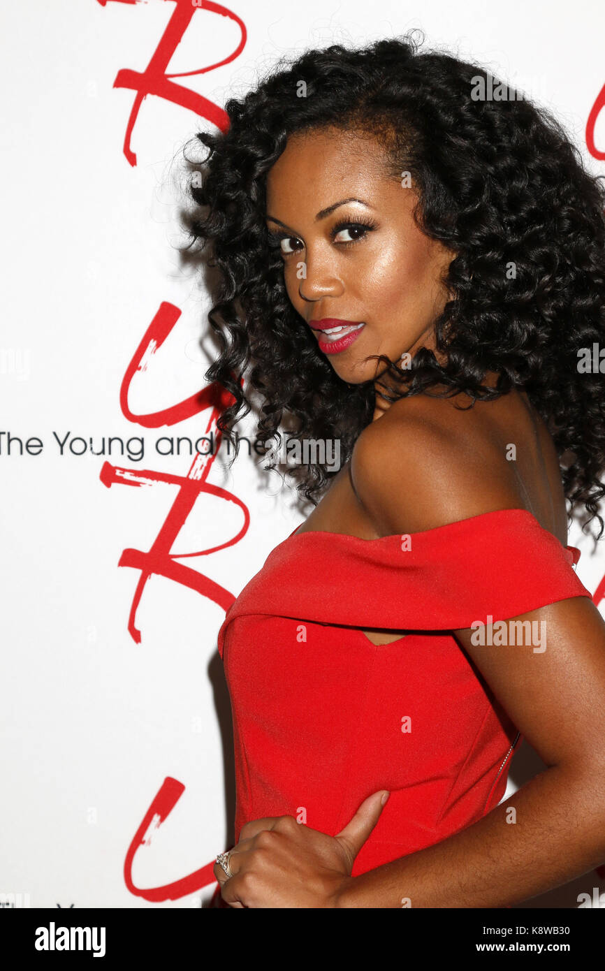 Young and Restless Fan Event 2017 at the Marriott Burbank Convention Center on August 19, 2017 in Burbank, CA  Featuring: Mishael Morgan Where: Burbank, California, United States When: 20 Aug 2017 Credit: Nicky Nelson/WENN.com Stock Photo