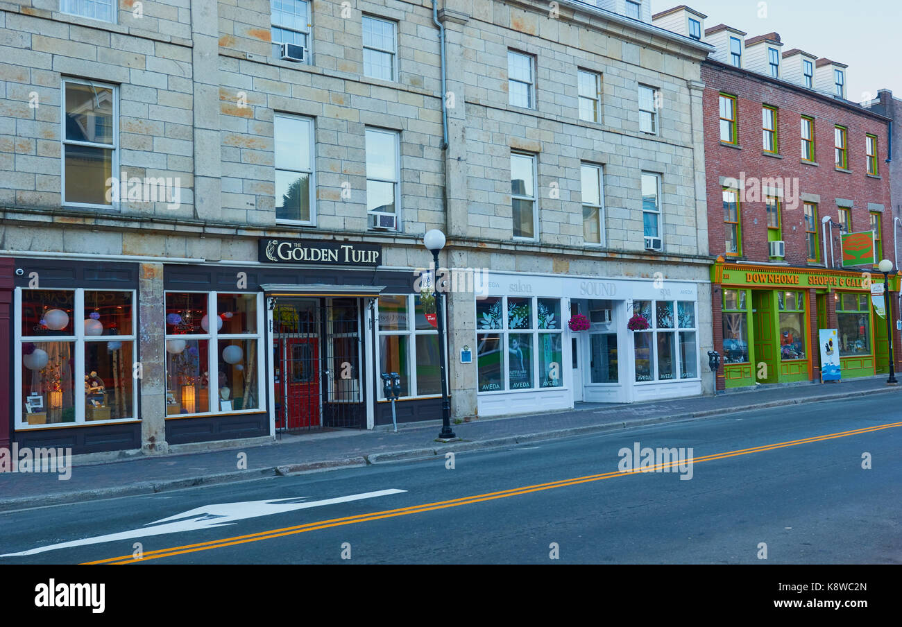 St johns newfoundland water street hires stock photography and images