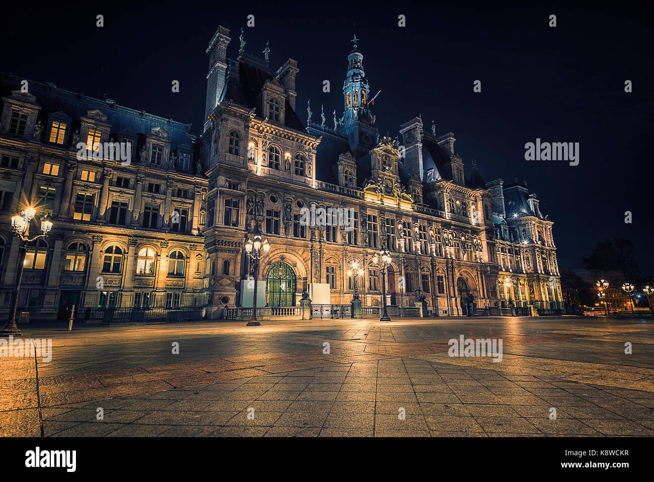 Main city hall in Paris Stock Photo - Alamy