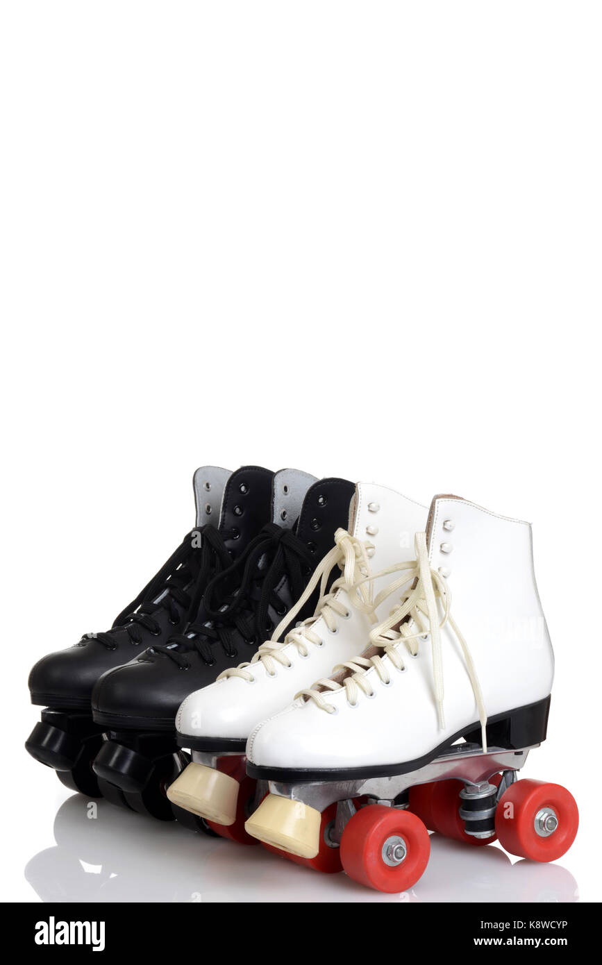 Roller skate black and white hires stock photography and images Alamy