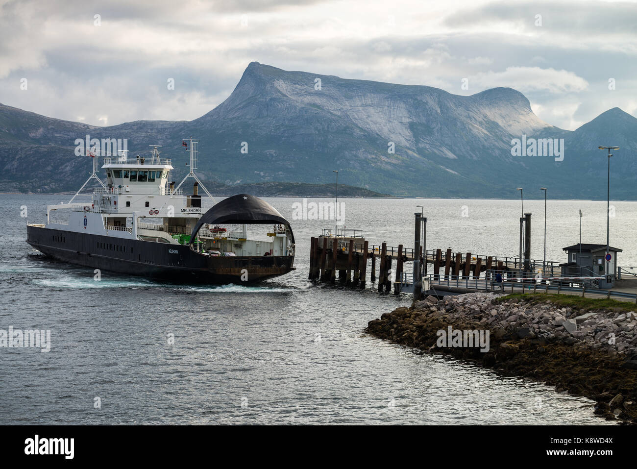 Bognes Lodingen Ferry, Norway, Scandinavia, Europe Stock Photo - Alamy