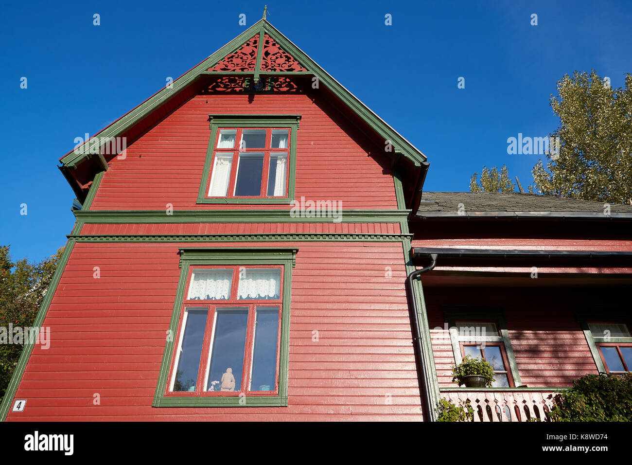 Attractive Traditional Wooden Norwegian House In Harsted, Far North in