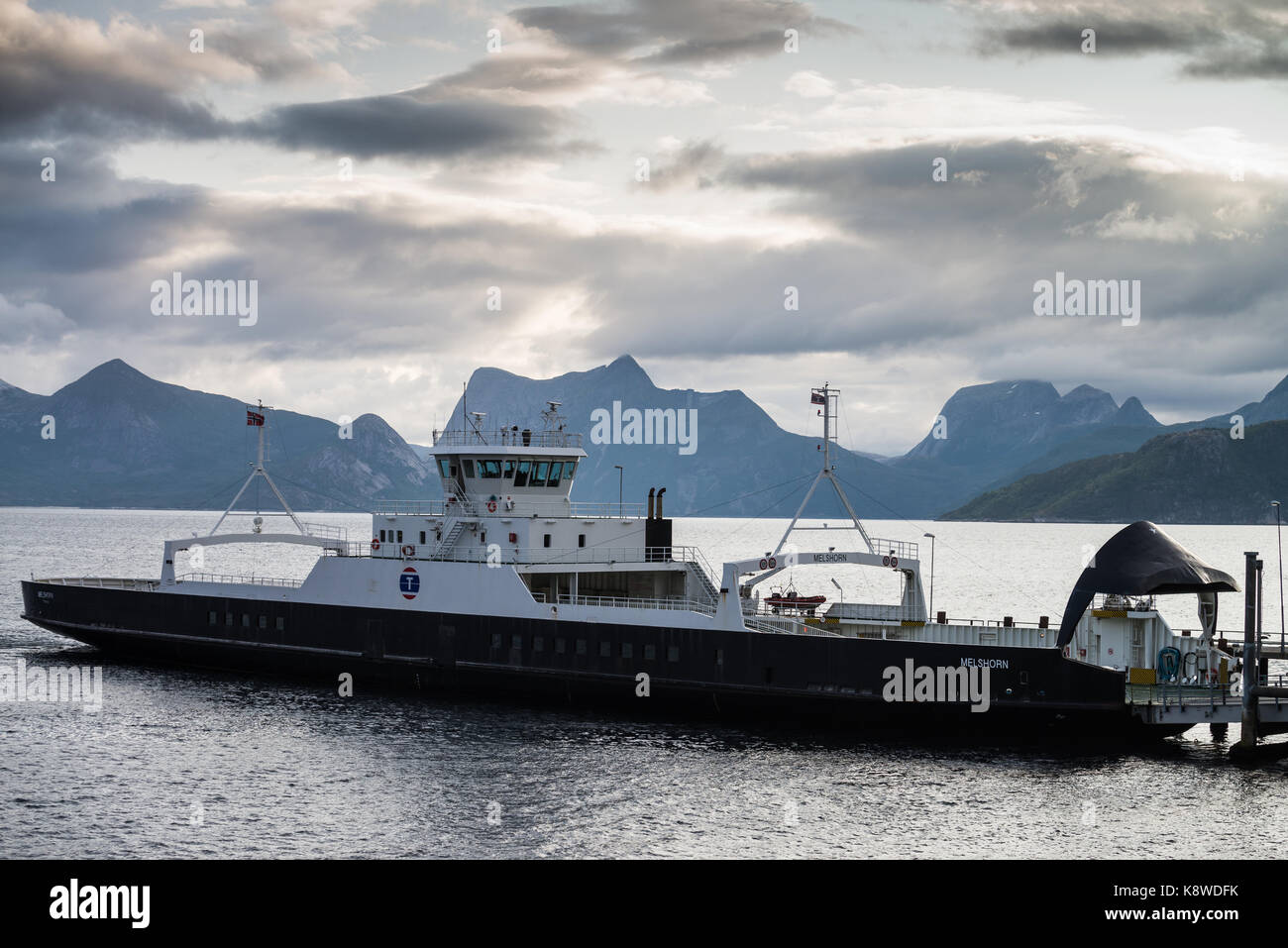 Spekulerer forene buffet Bognes Lodingen Ferry, Norway, Scandinavia, Europe Stock Photo - Alamy