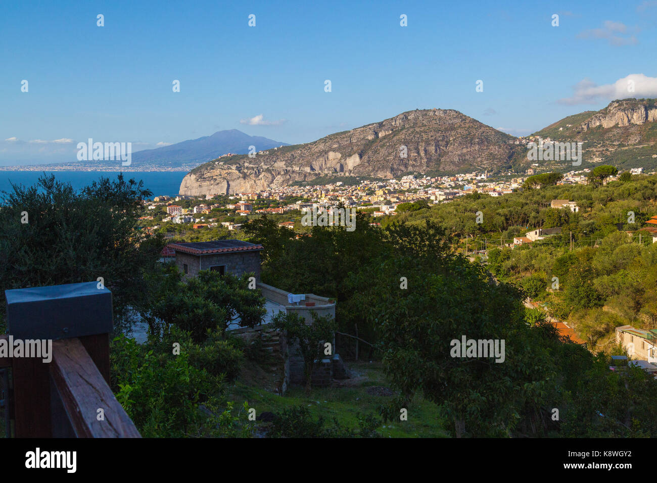 Sorrento, Italy, September 15 2017. A view across Sorrento, Italy. © Paul Davey Stock Photo
