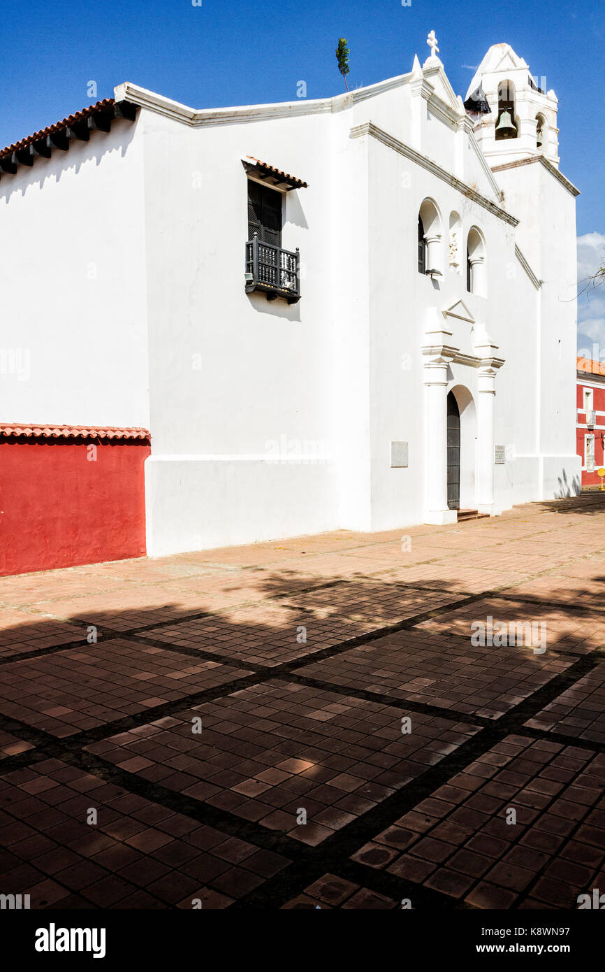 Coro Cathedral, built in XVIIth century. Coro, Falcon state, Venezuela. Stock Photo