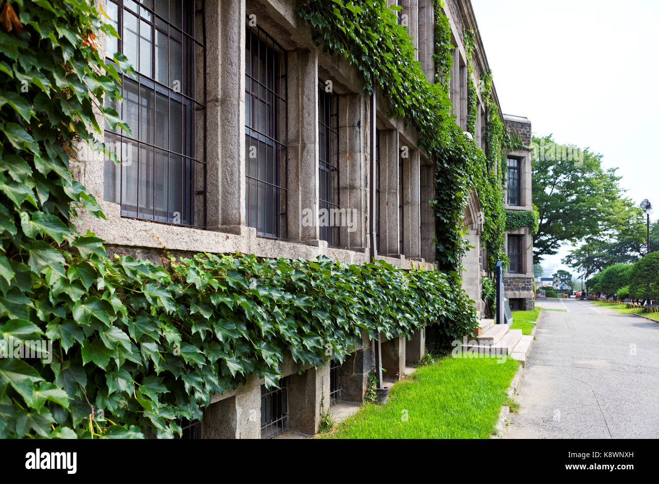 Oldest historical and administrative building of prestigious Yonsei University - Seoul, South Korea Stock Photo