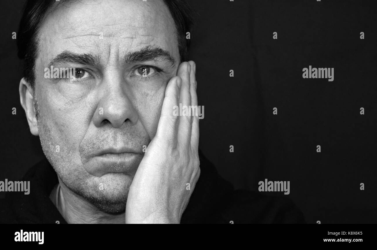 Man Suffering Depression Stock Photo Alamy