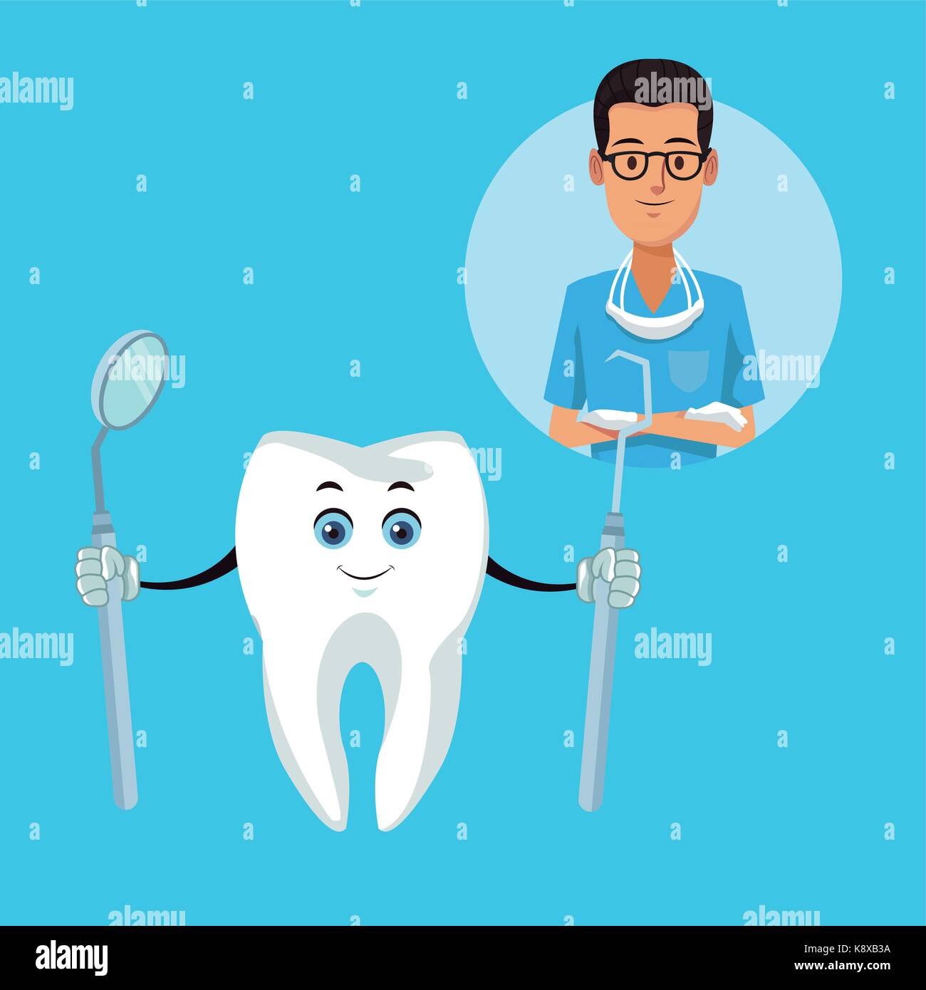 Dentist and dental care cartoons Stock Vector Image & Art Alamy