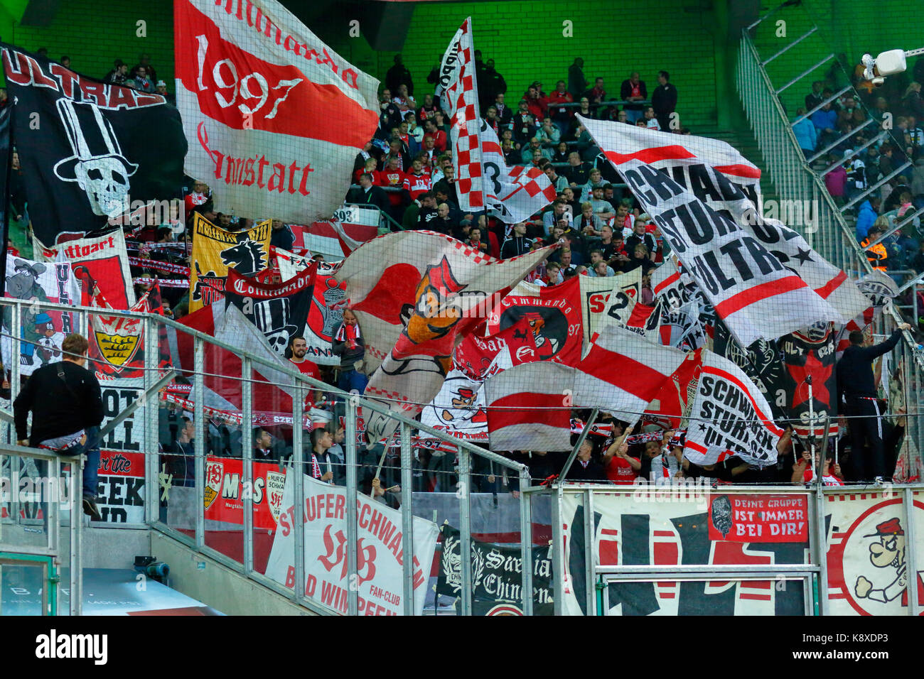 Flag vfb stuttgart football club hi-res stock photography and images
