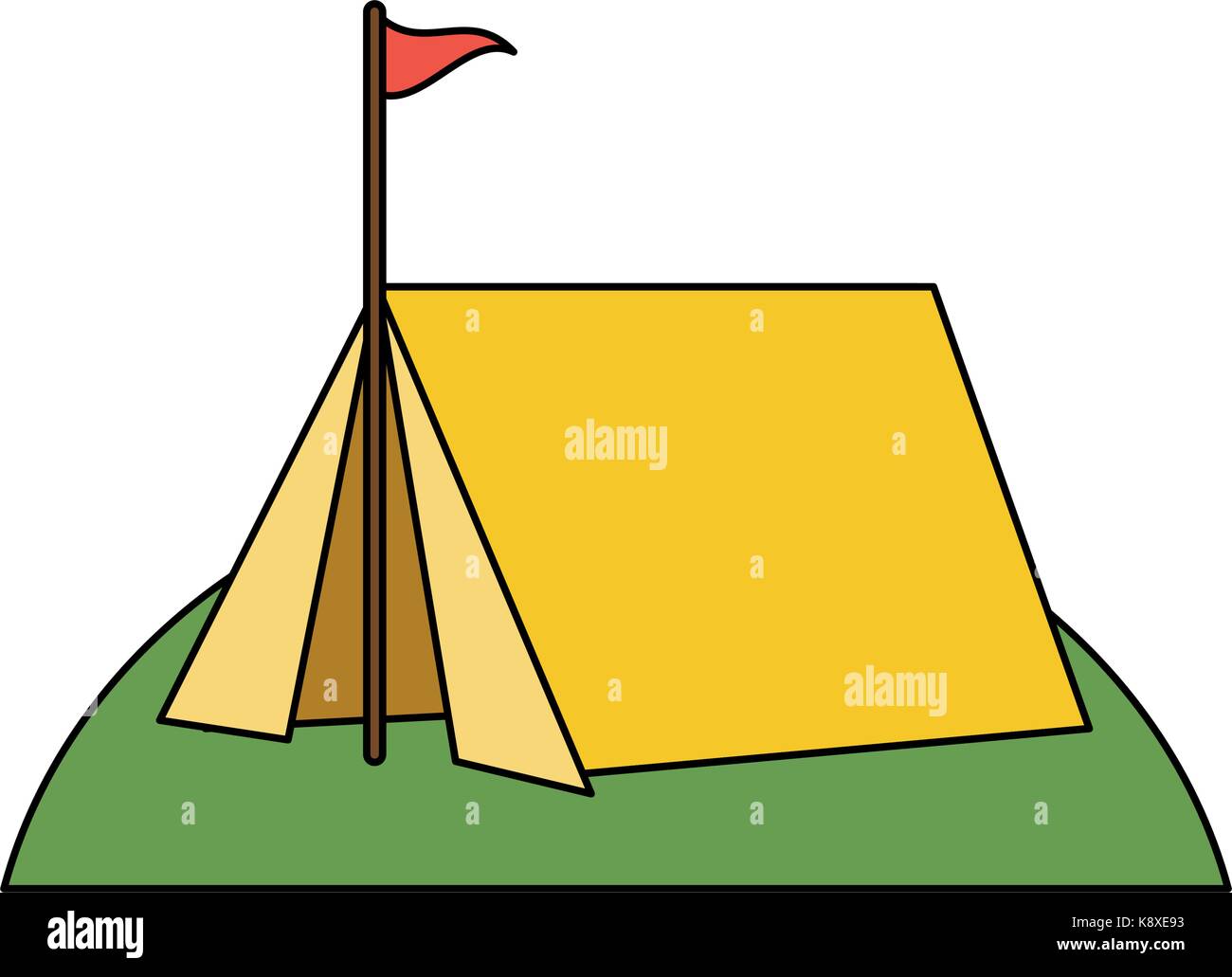 tent camping icon image Stock Vector Image & Art - Alamy
