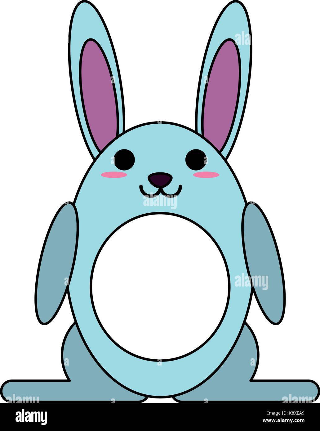 rabbit or bunny cartoon icon image Stock Vector Image & Art - Alamy