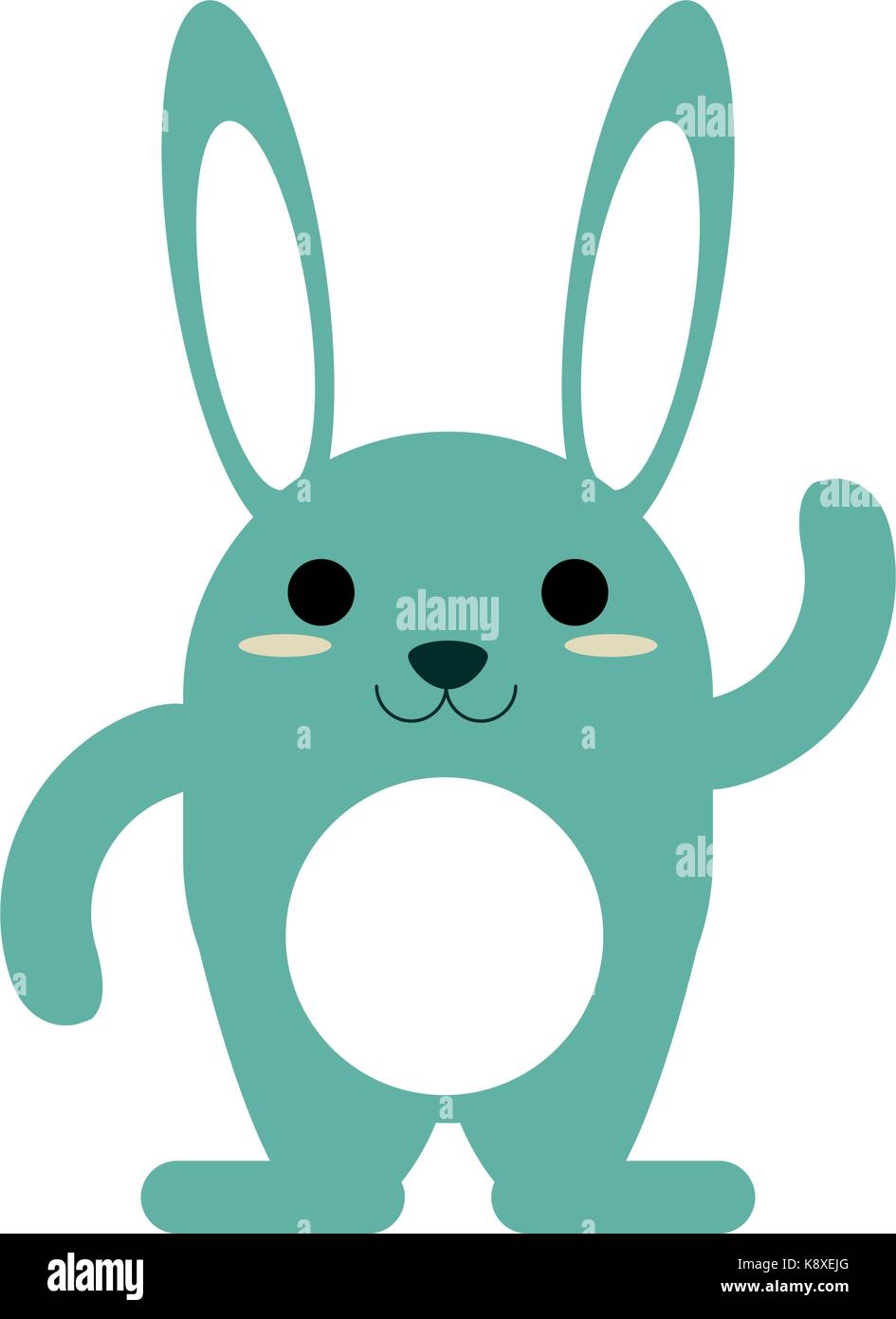 Cute rabbit foot icon hi-res stock photography and images - Alamy