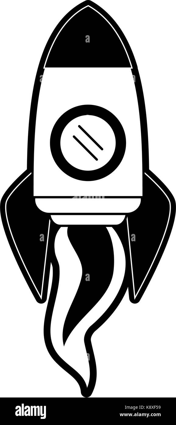 flying rocket icon image Stock Vector Image & Art - Alamy