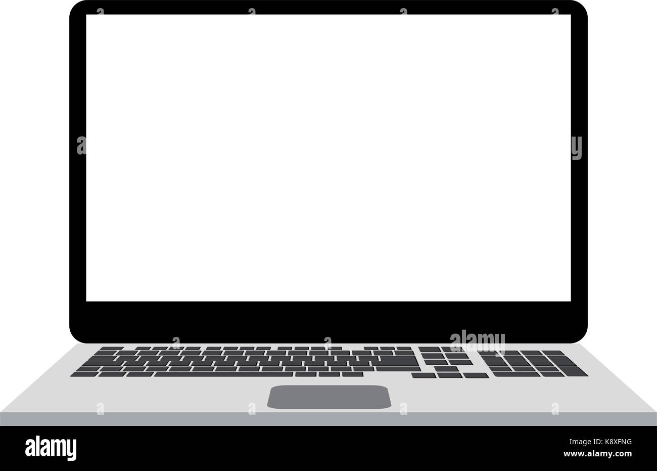 laptop with blank screen icon image Stock Vector Image & Art - Alamy