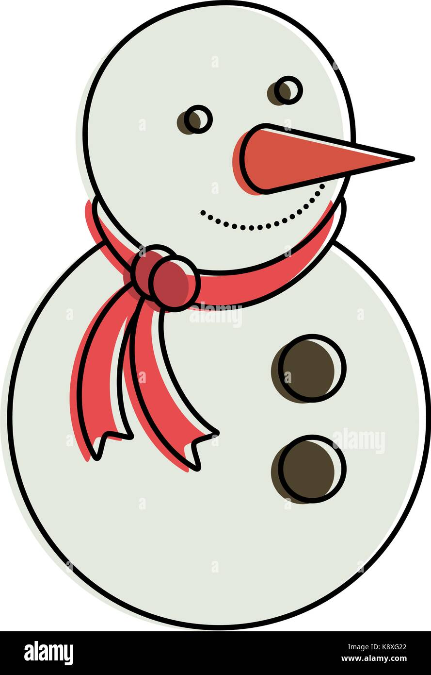 snowman christmas related icon image Stock Vector Image & Art - Alamy