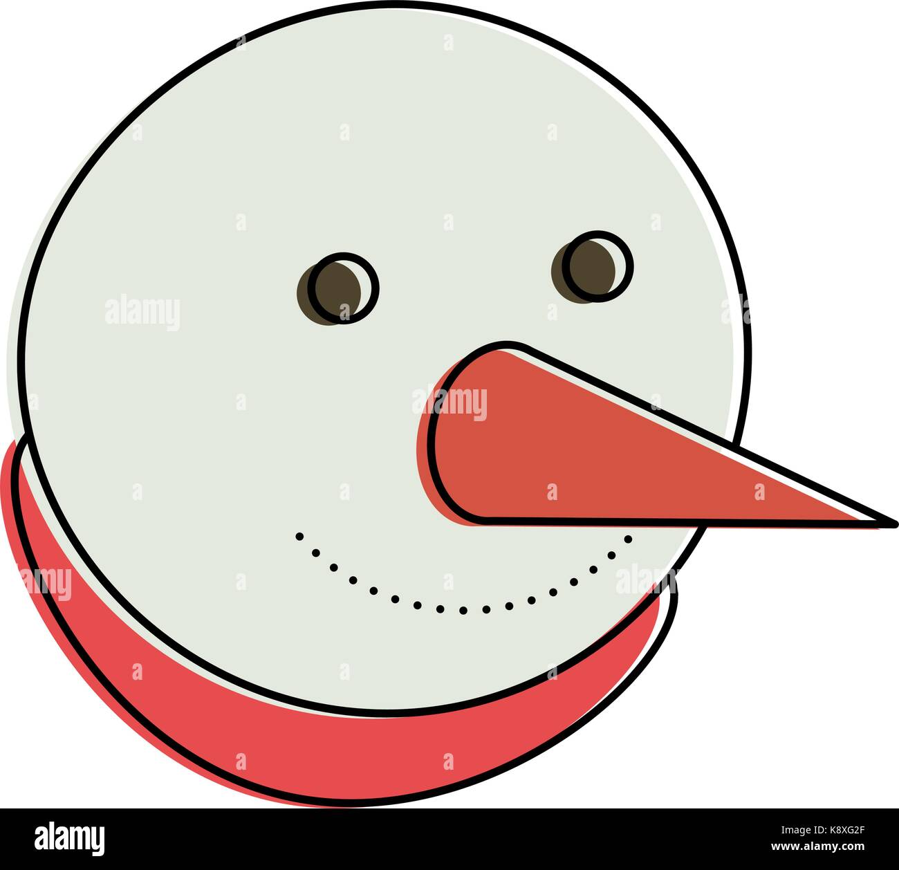 snowman christmas related icon image Stock Vector Image & Art - Alamy