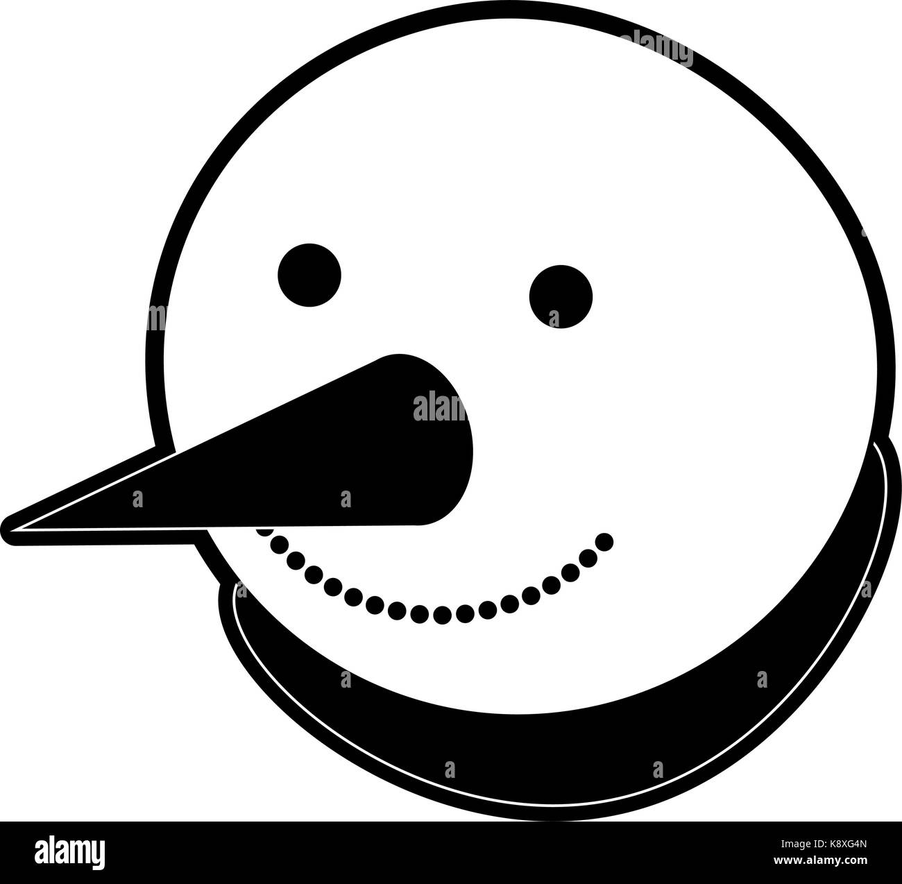 snowman christmas related icon image Stock Vector Image & Art - Alamy
