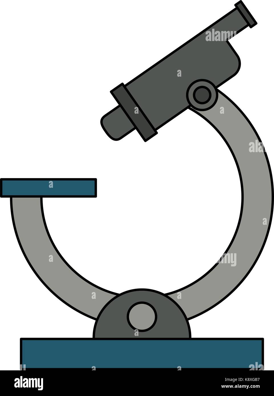 microscope science icon image Stock Vector Image & Art - Alamy
