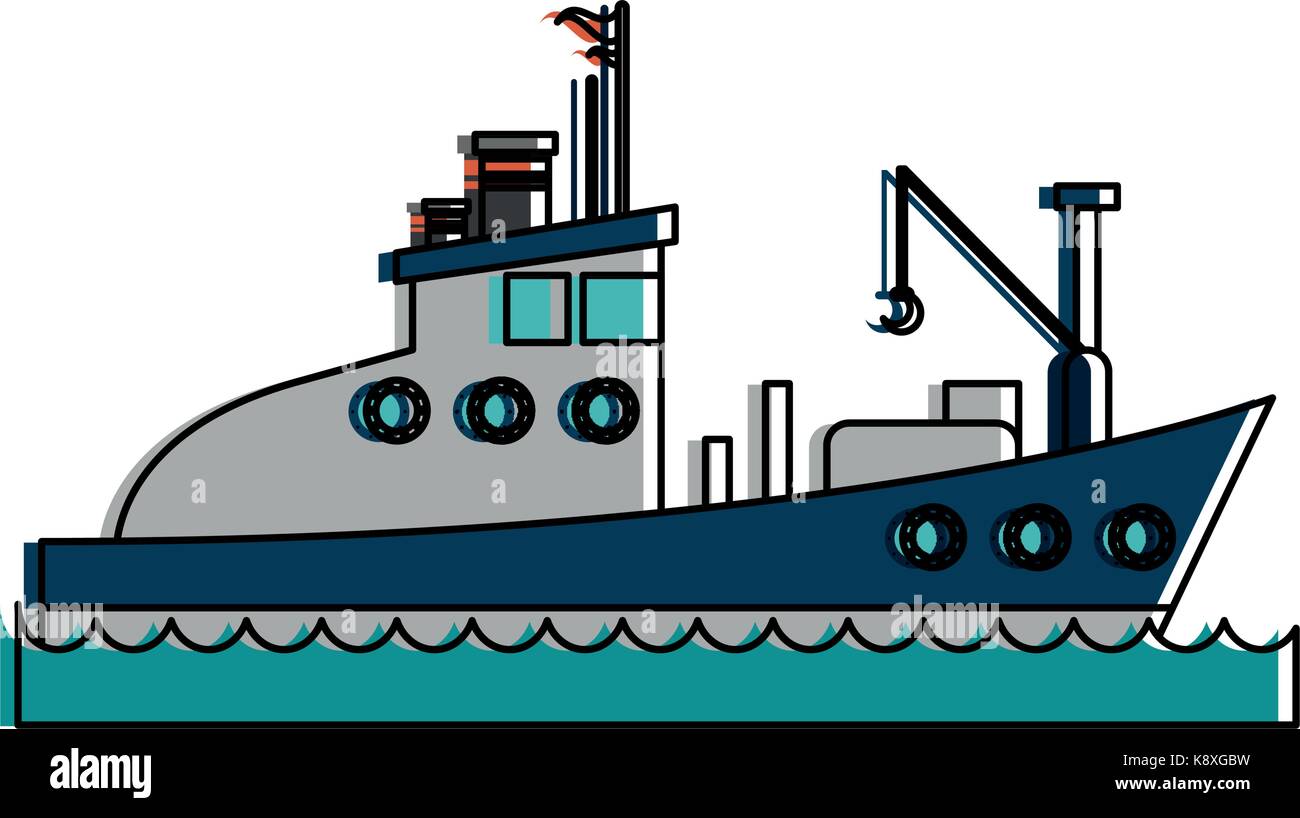 fishing boat icon image Stock Vector Image & Art - Alamy