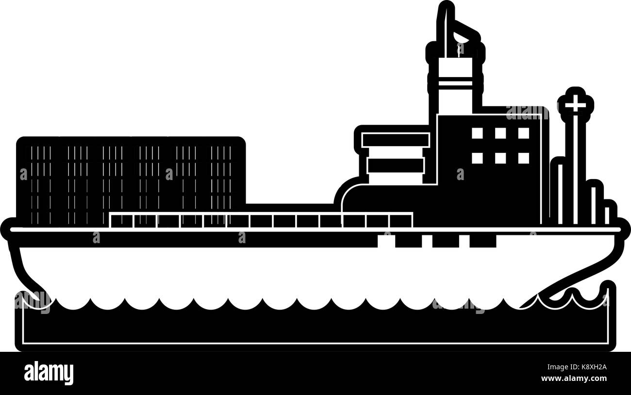 Floating containers Stock Vector Images - Alamy
