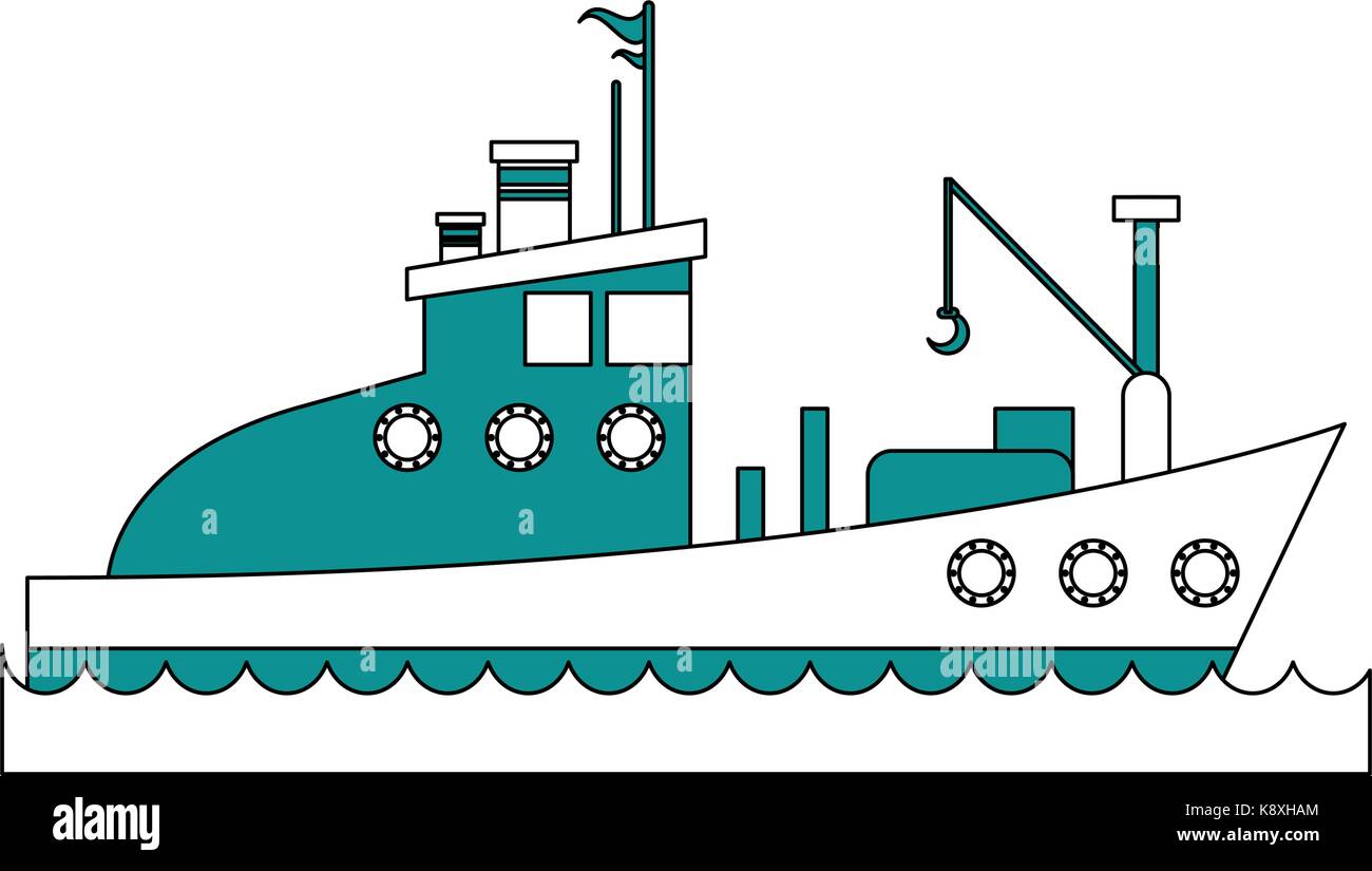 fishing boat icon image Stock Vector Image & Art - Alamy