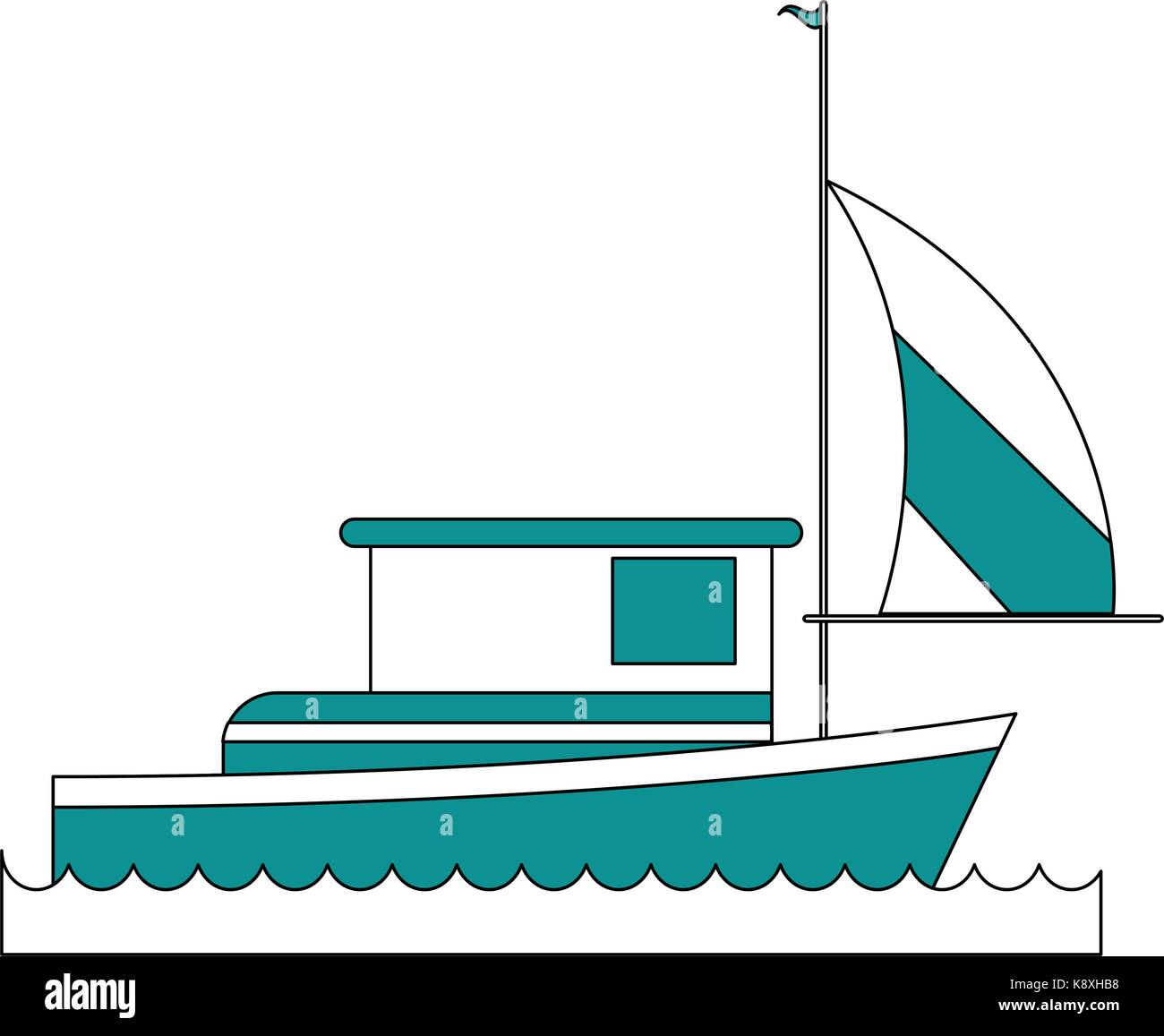 ship with sails icon image Stock Vector Image & Art - Alamy