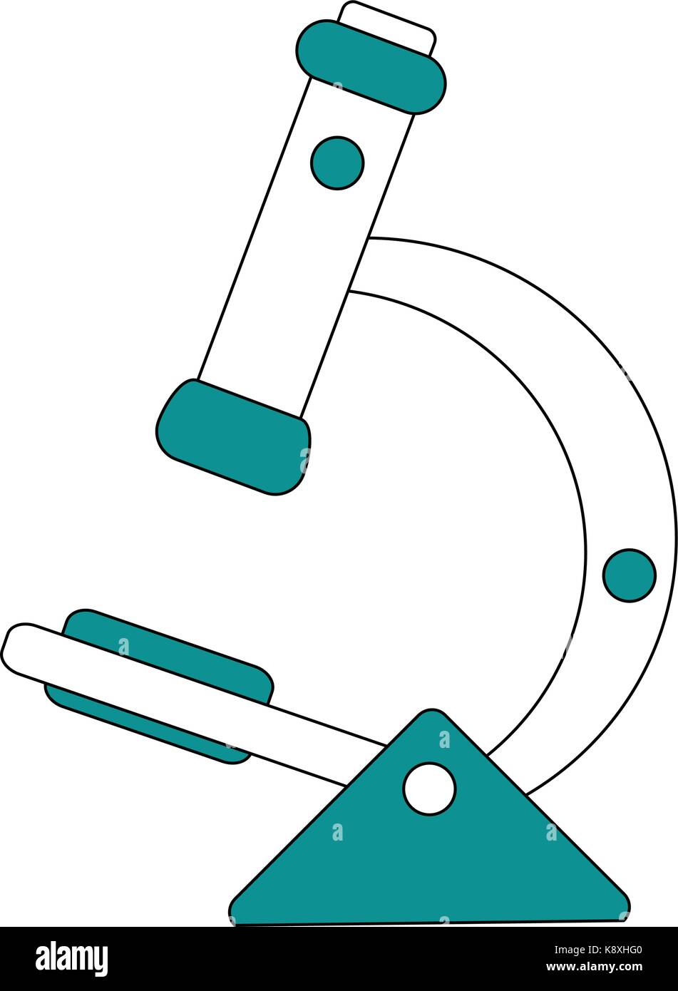 microscope science icon image Stock Vector Image & Art - Alamy
