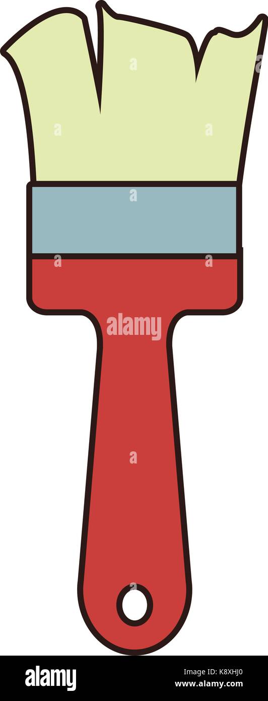 Construction paint brush Stock Vector Image & Art - Alamy