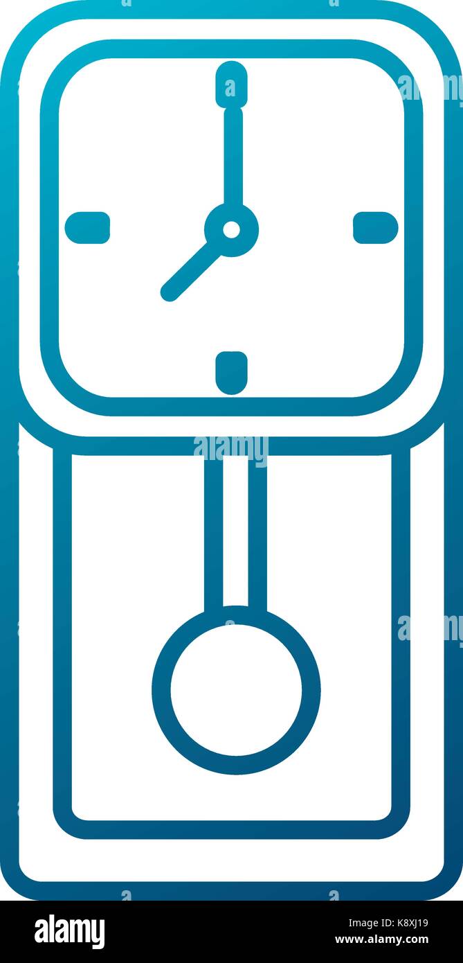 Wall clock isolated Stock Vector Image & Art - Alamy