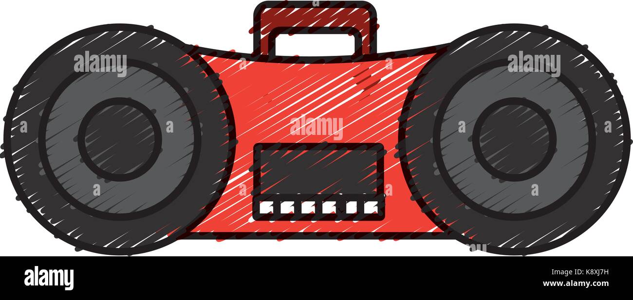 Old radio stereo Stock Vector Image & Art - Alamy