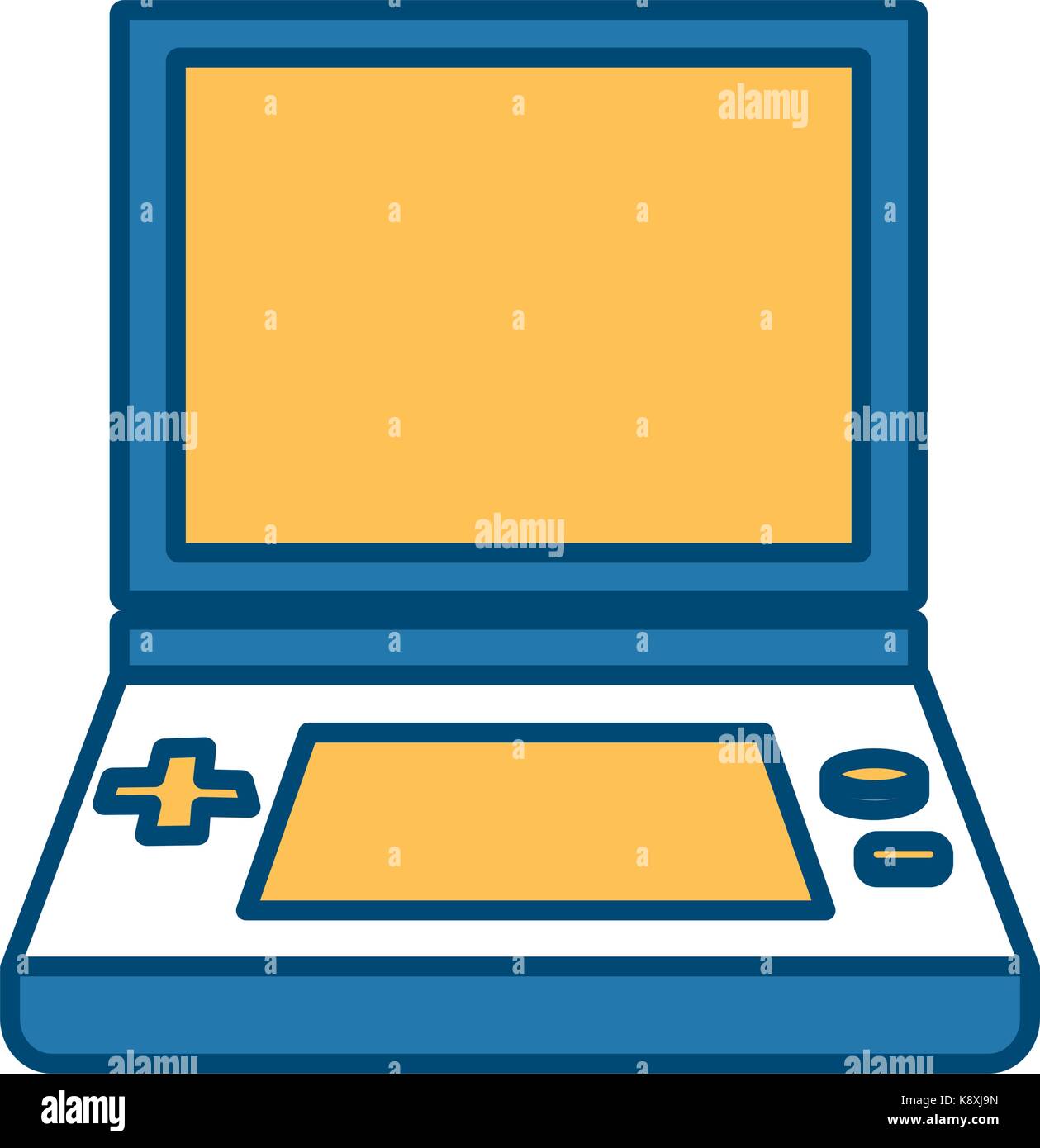 Portable videogame console Stock Vector Image & Art - Alamy