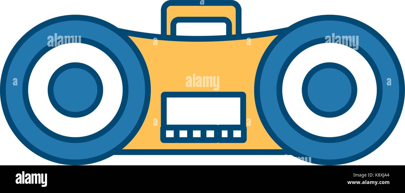 Old radio stereo Stock Vector Image & Art - Alamy