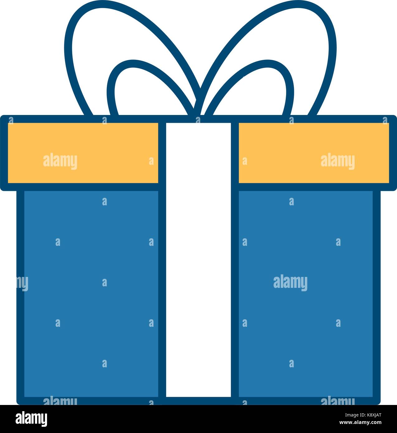 Gift box isolated Stock Vector Image & Art - Alamy