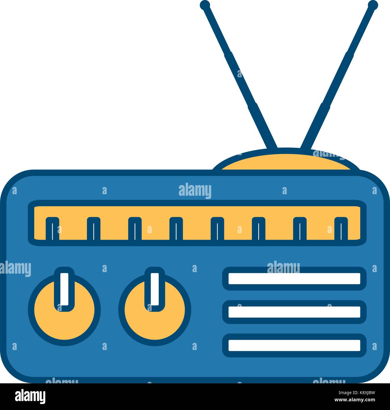 Old radio stereo Stock Vector Image & Art - Alamy