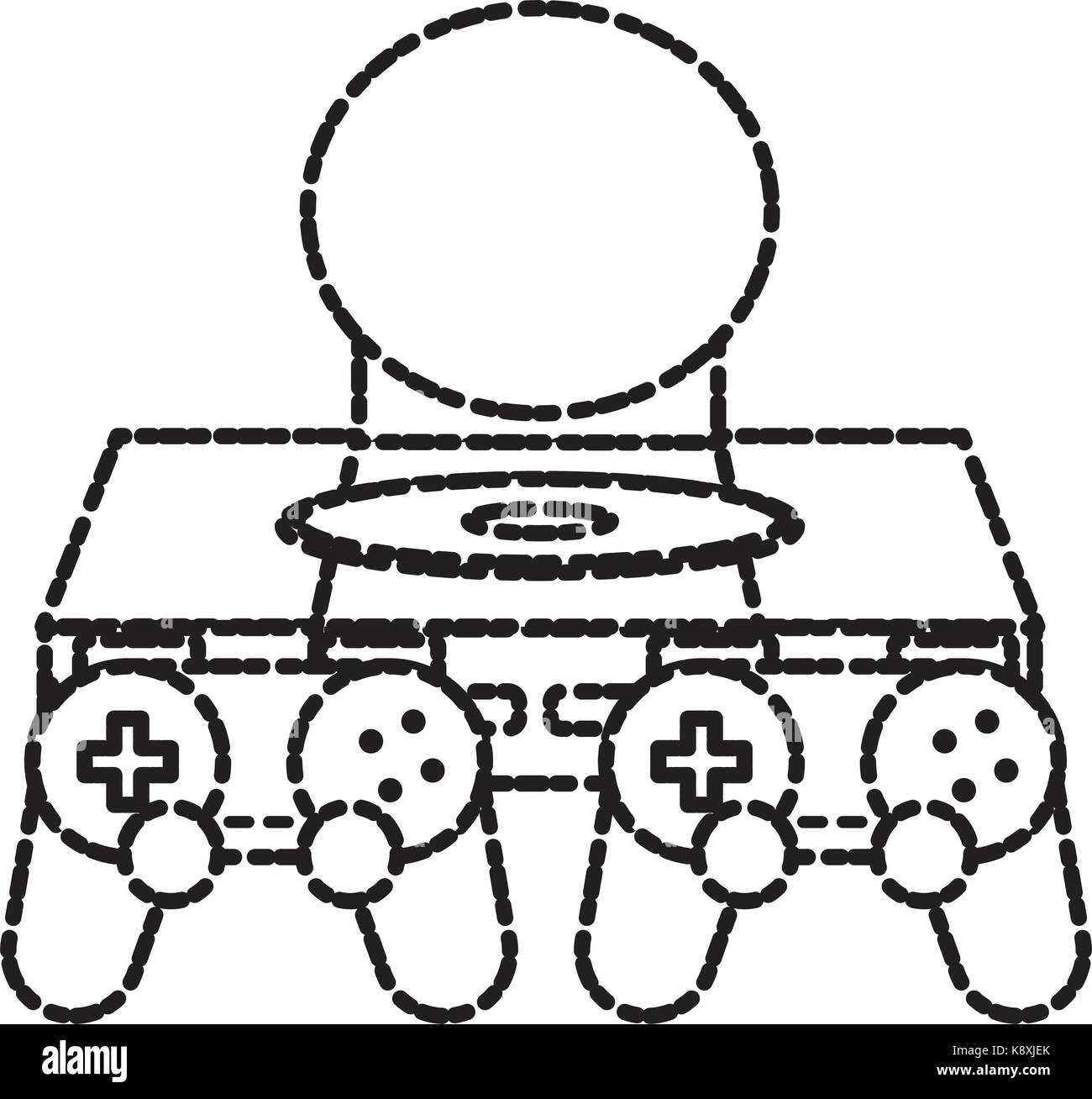 Console videogame isolated Stock Vector Image & Art - Alamy