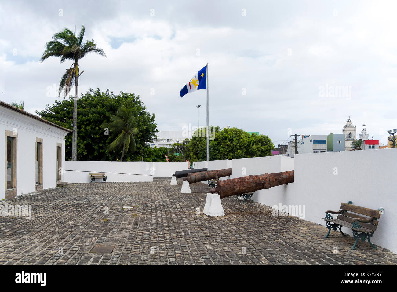 Forte de São Tiago das Cinco Pontas - Five Pointed Fortification Stock ...