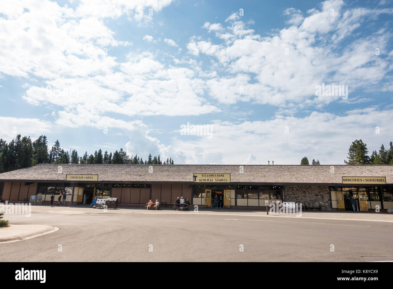 General store at the Canyon Village, Yellowstone National Park, Wyoming